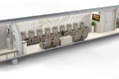 Double zone normobaric chamber with 13 seats - luxury interior design for wellness centers