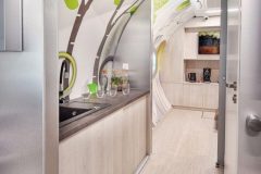 Premium normobaric chamber entrance and access design for luxury wellness centers