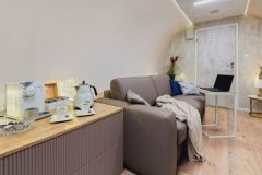 Home normobaric chamber interior showing comfortable seating and entertainment options