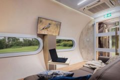 Luxury private normobaric chamber with premium finishes for high-end residential installations