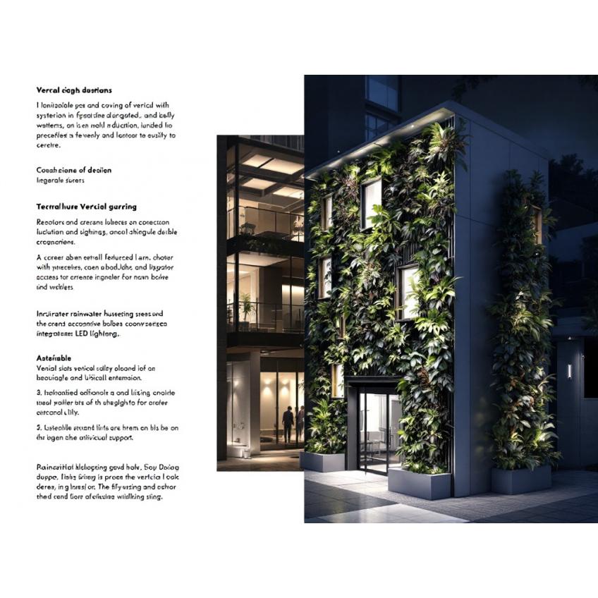 Modern modular building featuring integrated vertical garden system with sustainable irrigation and native plant species by KC Cabins Solutions