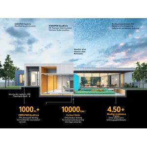 Ultra-durable modular building by KC Cabins featuring 100,000+ cycle-tested equipment, KINGSPAN QuadCore panels, and 15-year structural warranty