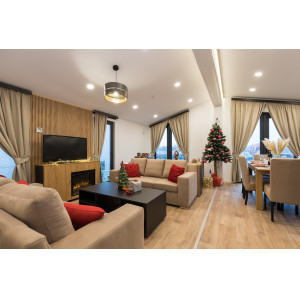 Modern insulated modular lodge in a UK countryside setting, suitable for year-round modular living, holiday accommodation or private leisure use.