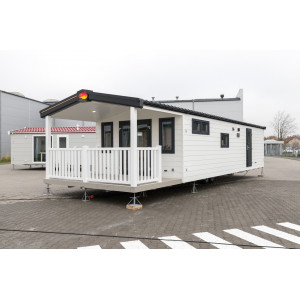 BARRY WHITE | Mobile Home | Leisure Home  An ideal home with a terrace for family rest!  SIZE: 12.5m x 4m | 41ft x 13ft 12-16 weeks delivery