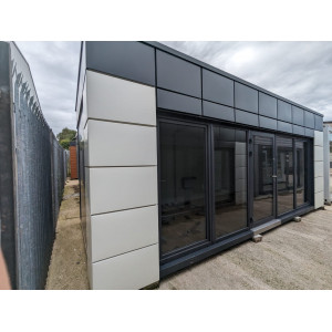 Modular office / showroom / Marketing Suite - 7m x 3m Price per week hire (Prices are based on a minimum 52 week hire period)
