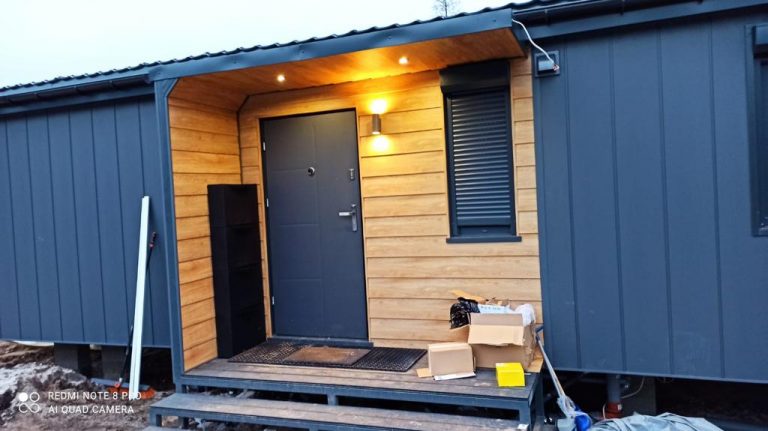 Summer House, Static Caravan, Residential Lodge, Summer House 63 m² gold