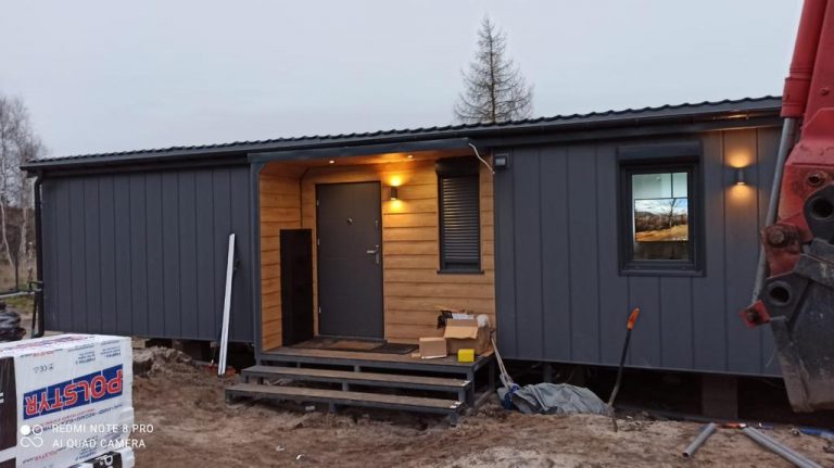 Summer House, Static Caravan, Residential Lodge, Summer House 63 m² gold