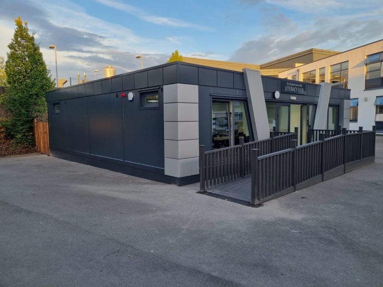 COMPLIANT modular building Portable Office Showroom Classroom Marketing Suite