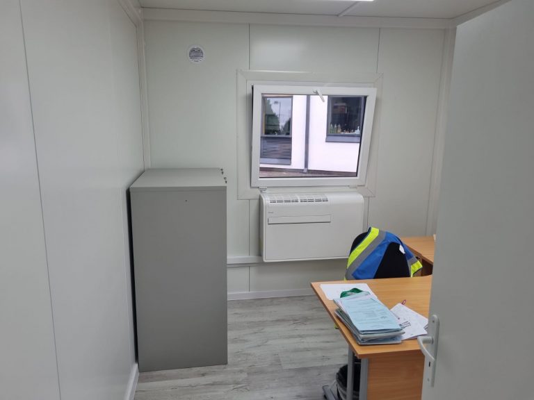 COMPLIANT modular building Portable Office Showroom Classroom Marketing Suite