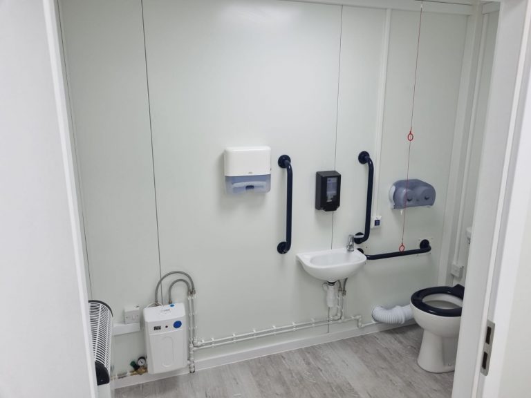 COMPLIANT modular building Portable Office Showroom Classroom Marketing Suite