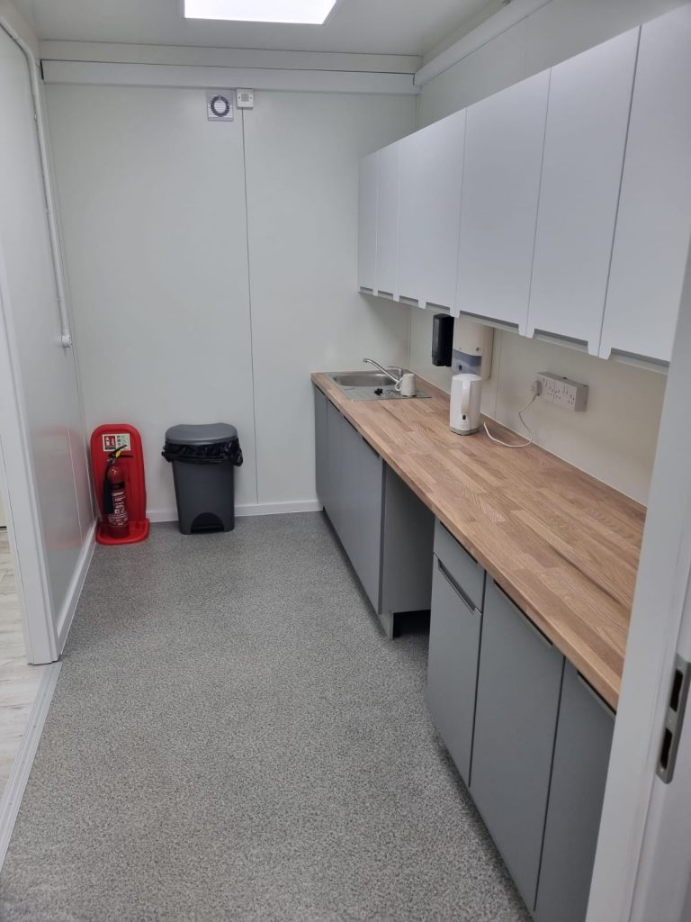 COMPLIANT modular building Portable Office Showroom Classroom Marketing Suite