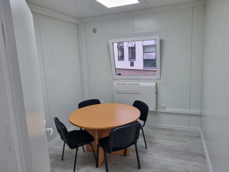 COMPLIANT modular building Portable Office Showroom Classroom Marketing Suite