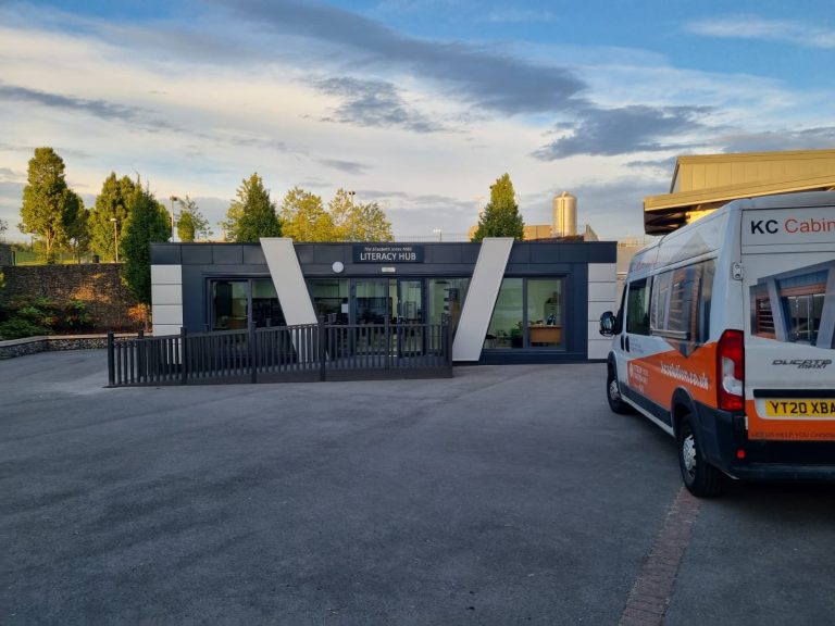 COMPLIANT modular building Portable Office Showroom Classroom Marketing Suite