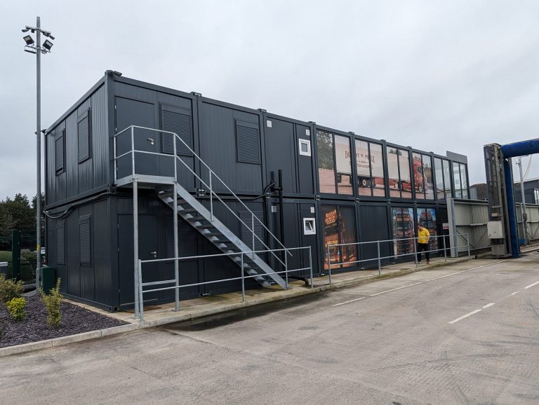 IMG-20231206-WA0126 Two-Storey Modular Site Office – 72ft × 20ft ISO Frame