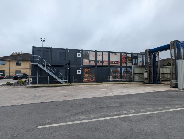 IMG-20231206-WA0288 Two-Storey Modular Site Office – 72ft × 20ft ISO Frame