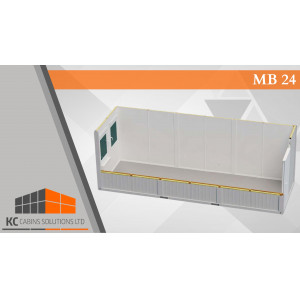 MB24 Welfare Cabin, BUILDING SITE CABIN, MODULAR BUILDING, CLASSROOM, OFFICE,