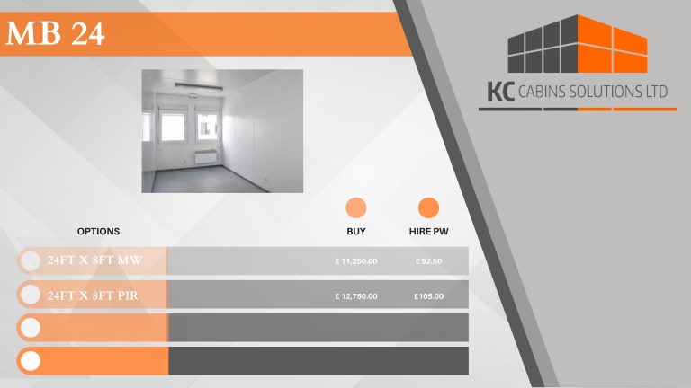 MB20 Welfare Cabin – 20ft × 8ft ISO Frame