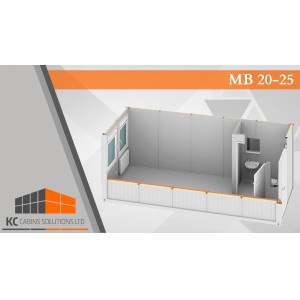 18 MB20-25 Welfare Cabin, BUILDING SITE CABIN, MODULAR BUILDING, CLASSROOM, OFFICE,