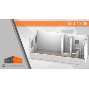 MB20-26 Welfare Cabin, BUILDING SITE CABIN, MODULAR BUILDING, CLASSROOM, OFFICE,