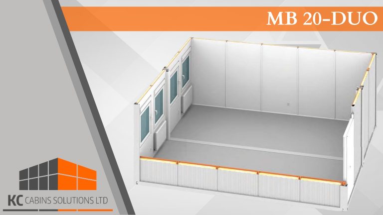 MB20duo Welfare Cabin, BUILDING SITE CABIN, MODULAR BUILDING, CLASSROOM, OFFICE,