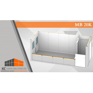 26 MB20K Welfare Cabin, BUILDING SITE CABIN MODULAR BUILDING, CLASSROOM, OFFICE,