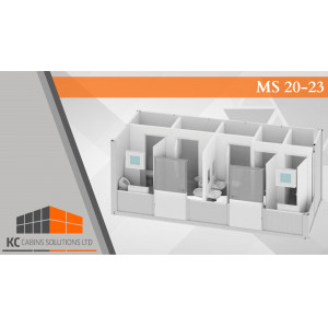MS20-23 Welfare Cabin, BUILDING SITE CABIN MODULAR BUILDING, CLASSROOM, OFFICE,