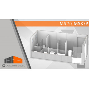 20ft mobile welfare unit hire – MS20-MSKP welfare cabin 20ft mobile welfare unit hire cabin for construction sites with separate mens and ladies facilities