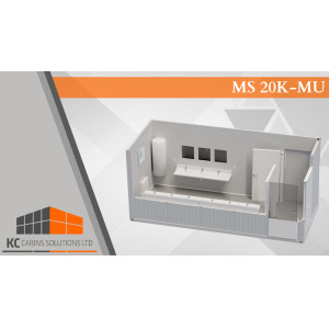 MS20K-MU Welfare Cabin, BUILDING SITE CABIN MODULAR BUILDING, CLASSROOM, OFFICE,