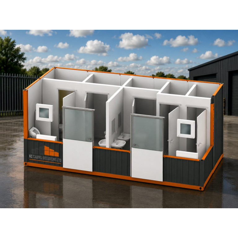MS20-23 welfare cabin exterior – male and female sanitary unit