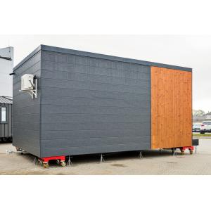 Industrial-grade modular unit exterior with composite panel system