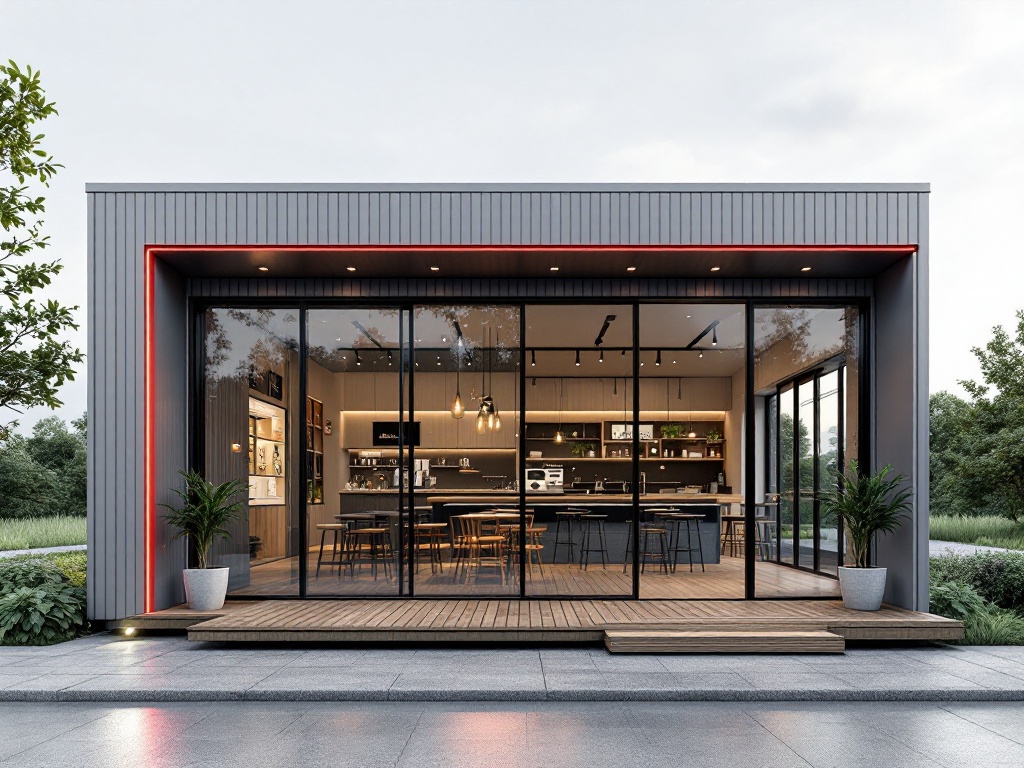 Modular hospitality building exterior suitable for bar or leisure venue in the UK.