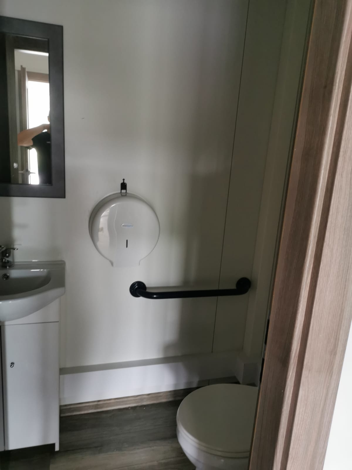 Curry 12m x 6m bespoke modular building exterior showing spacious double-width steel-frame construction with KINGSPAN insulation, perfect for multi-room offices, welfare units, and residential use by KC Modular Buildings UK