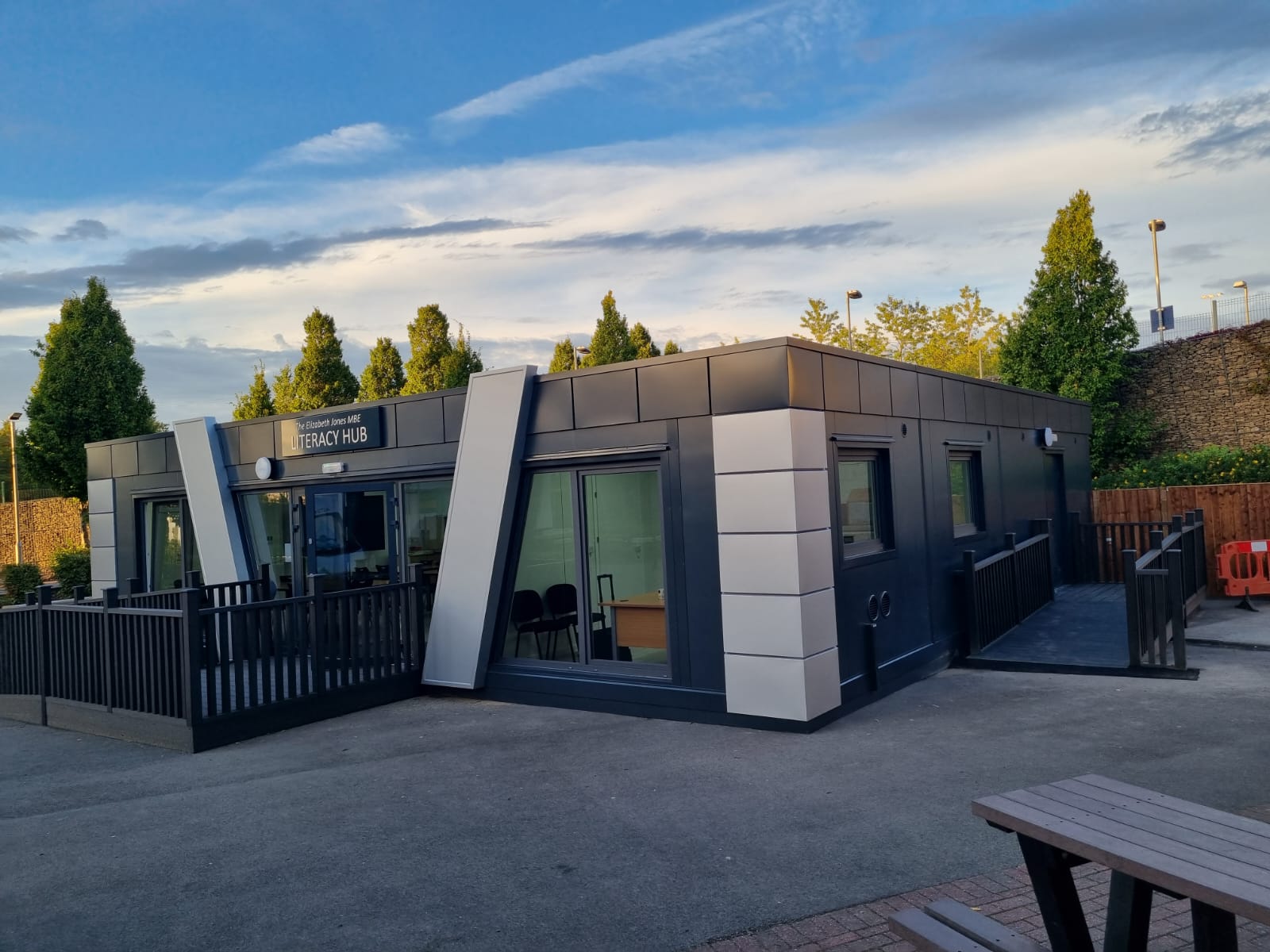 Completed modular education project in a live school environment in the UK.