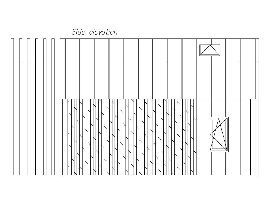 Contemporary modular garden office MTB Four – alternate floor plan by KC Modular Buildings