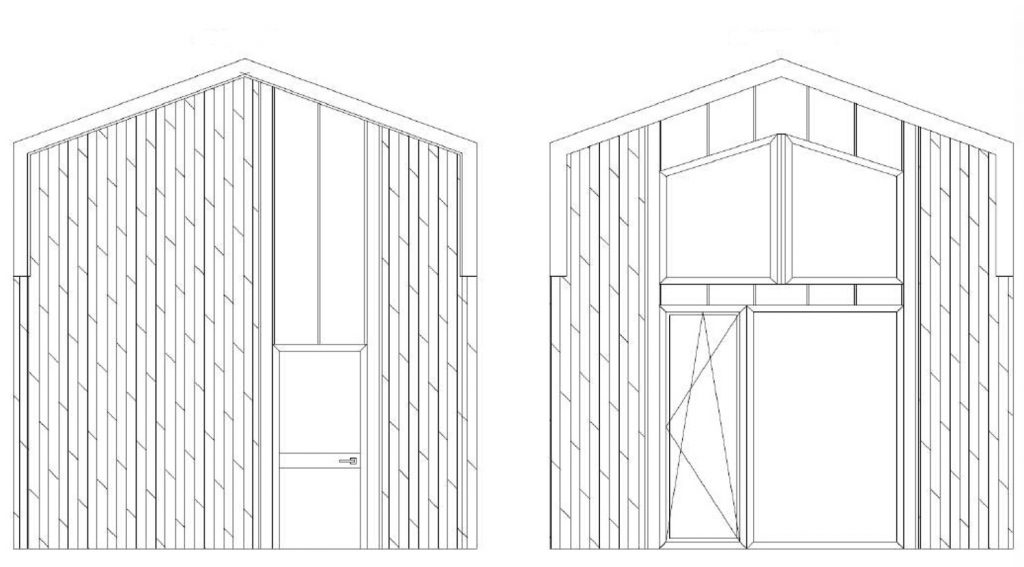 MTB Four modular garden office floor plan – bespoke layout by KC Modular Buildings