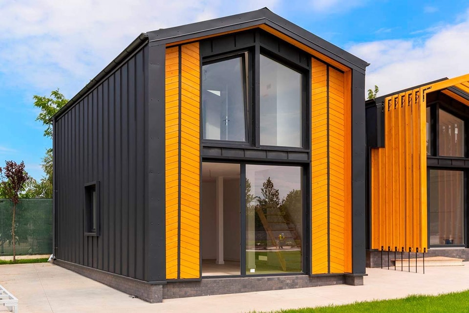 MTB Six modular garden office exterior – contemporary prefabricated garden room design