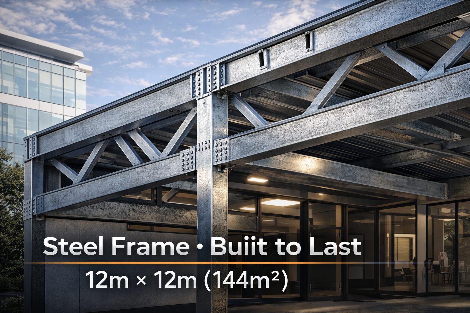 Permanent modular construction with high-quality steel frame offsite manufacture