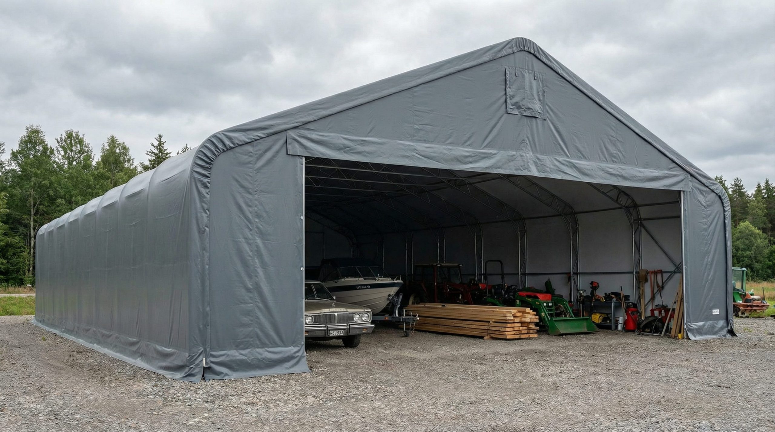 Storage and party tents UK – Arctic tent for industrial storage and event cover