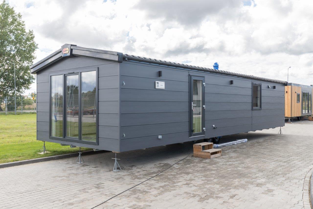 Premium static caravan kitchen or dining interior UK