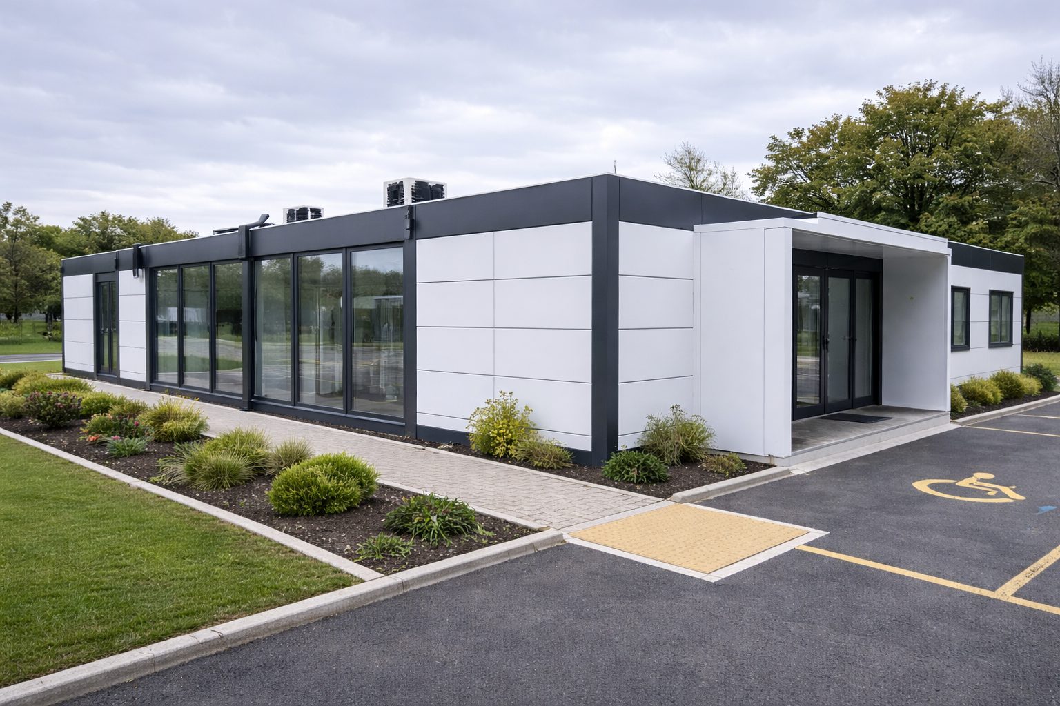 ISO Frame MB20K standard office cabin manufactured by KC Modular Buildings