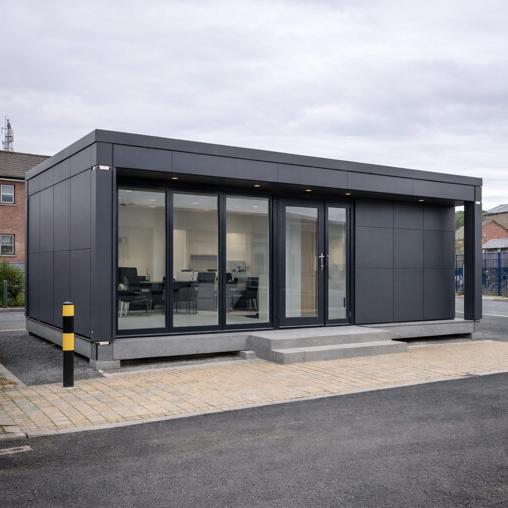 Modular building example in Stoke-on-Trent, Staffordshire showing commercial enquiry and scope definition for finance packs