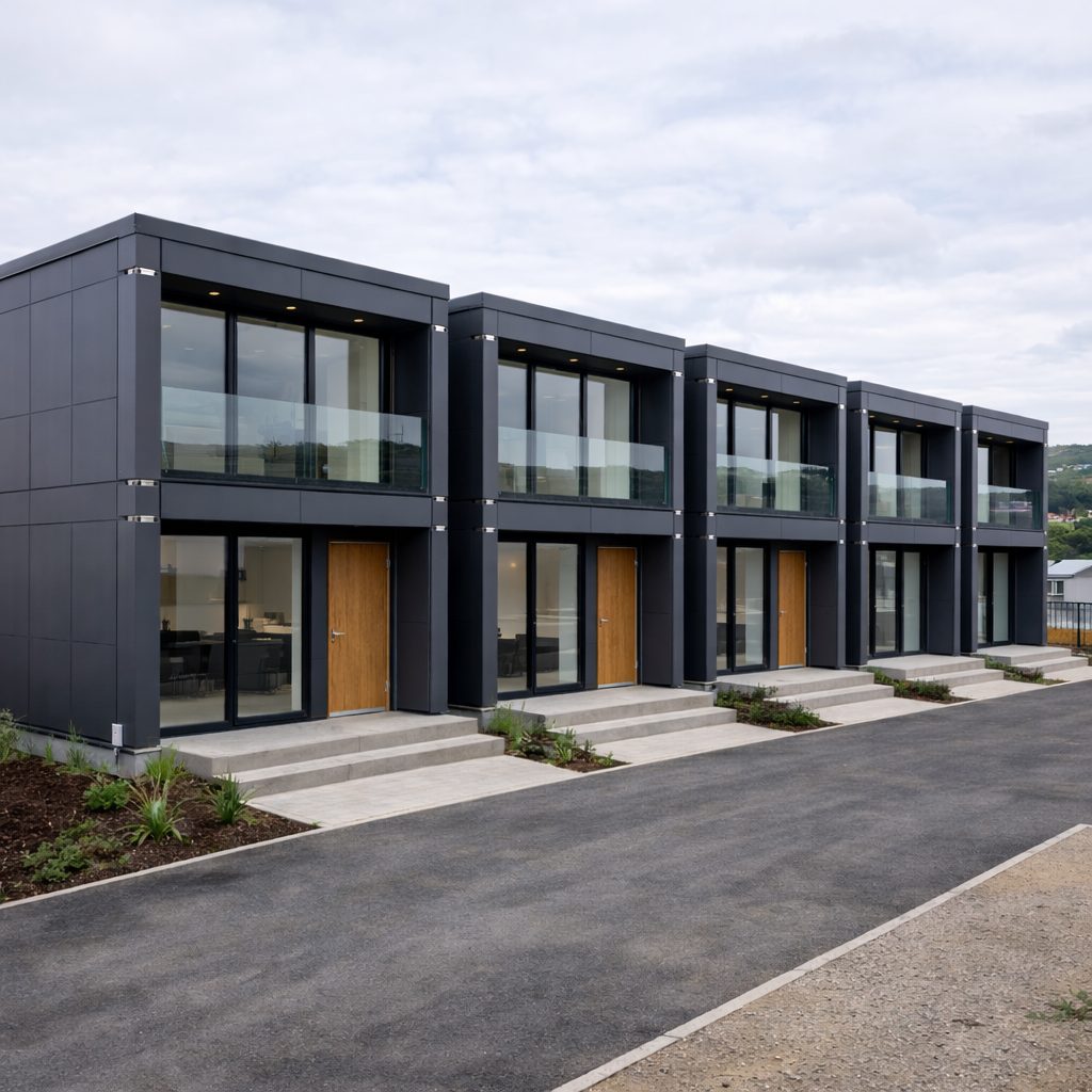 Hybrid modular systems for residential sector modular homes solution in Stoke-on-Trent, Staffordshire