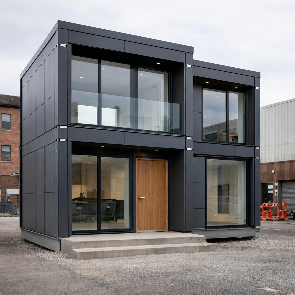 Modular timber system for residential sector modular homes solution in Stoke-on-Trent, Staffordshire