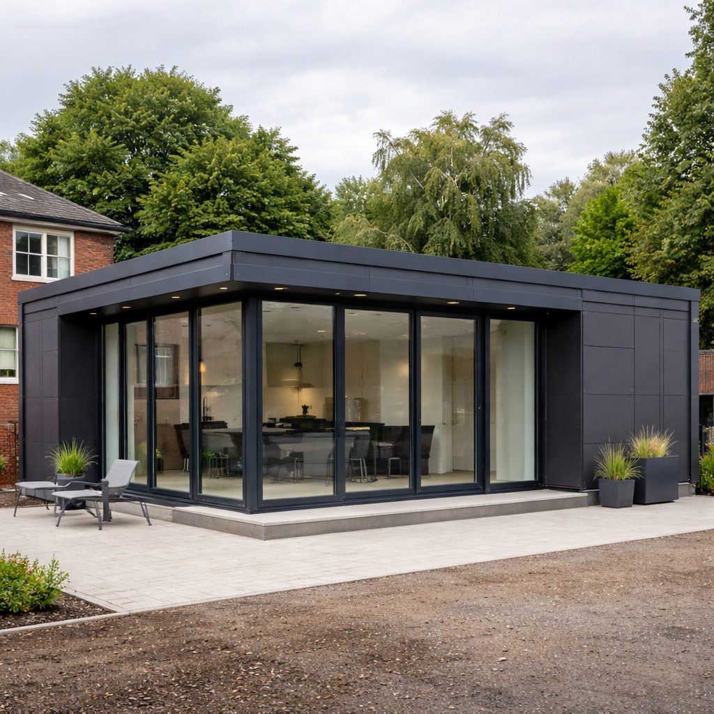 Modular steel frame system for residential sector modular homes solution in Stoke-on-Trent, Staffordshire