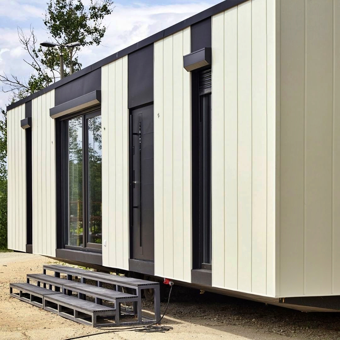MS ISO-frame static caravan Lodge Line designed, manufactured and installed by KC Modular Buildings UK