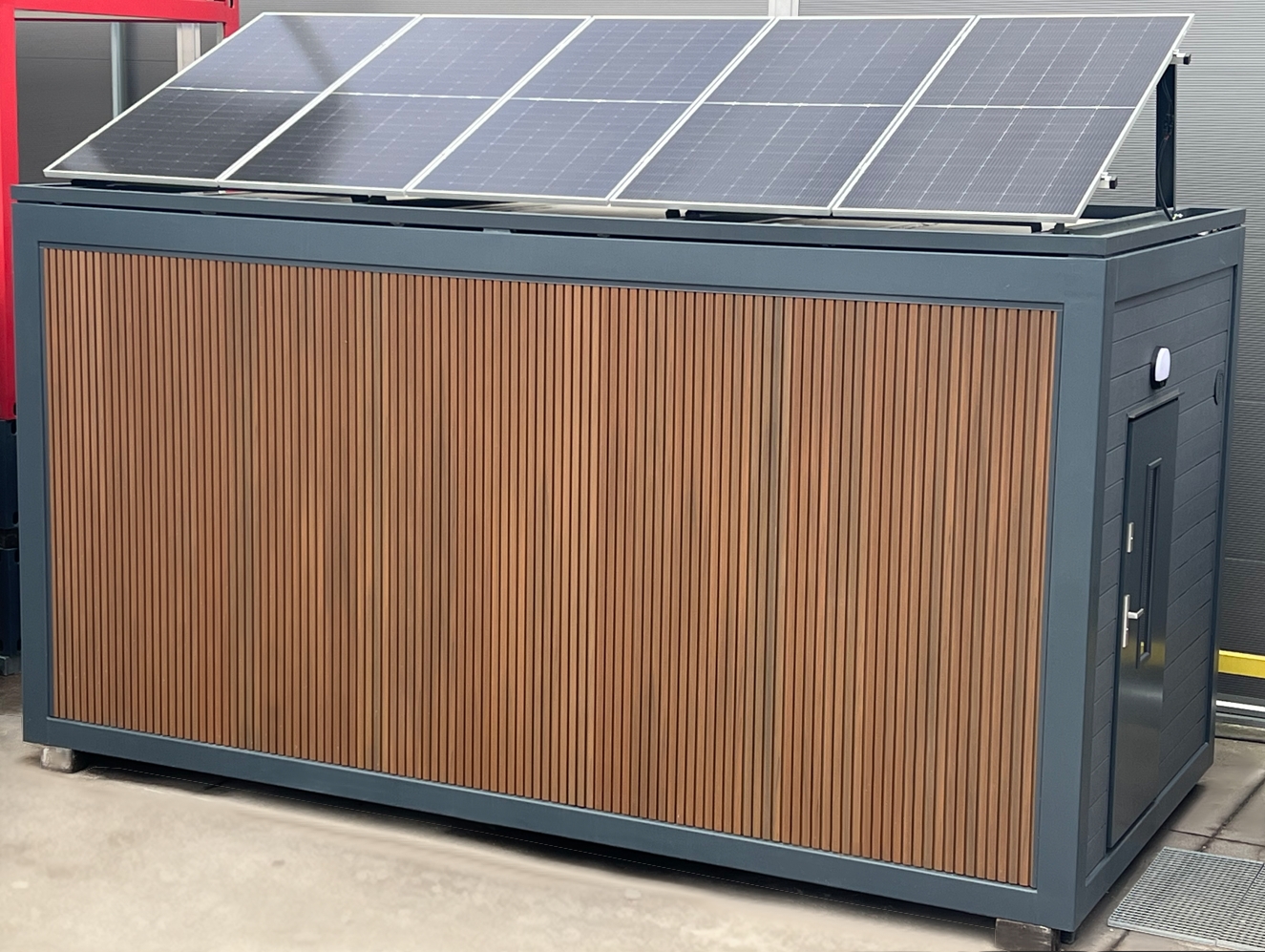 Modular accommodation with solar integration emergency housing energy strategy UK