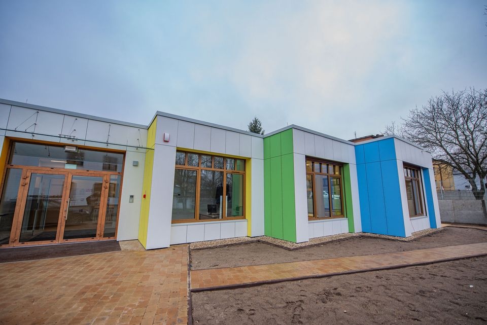 Modular steel frame system for education sector nursery building solution in Staffordshire