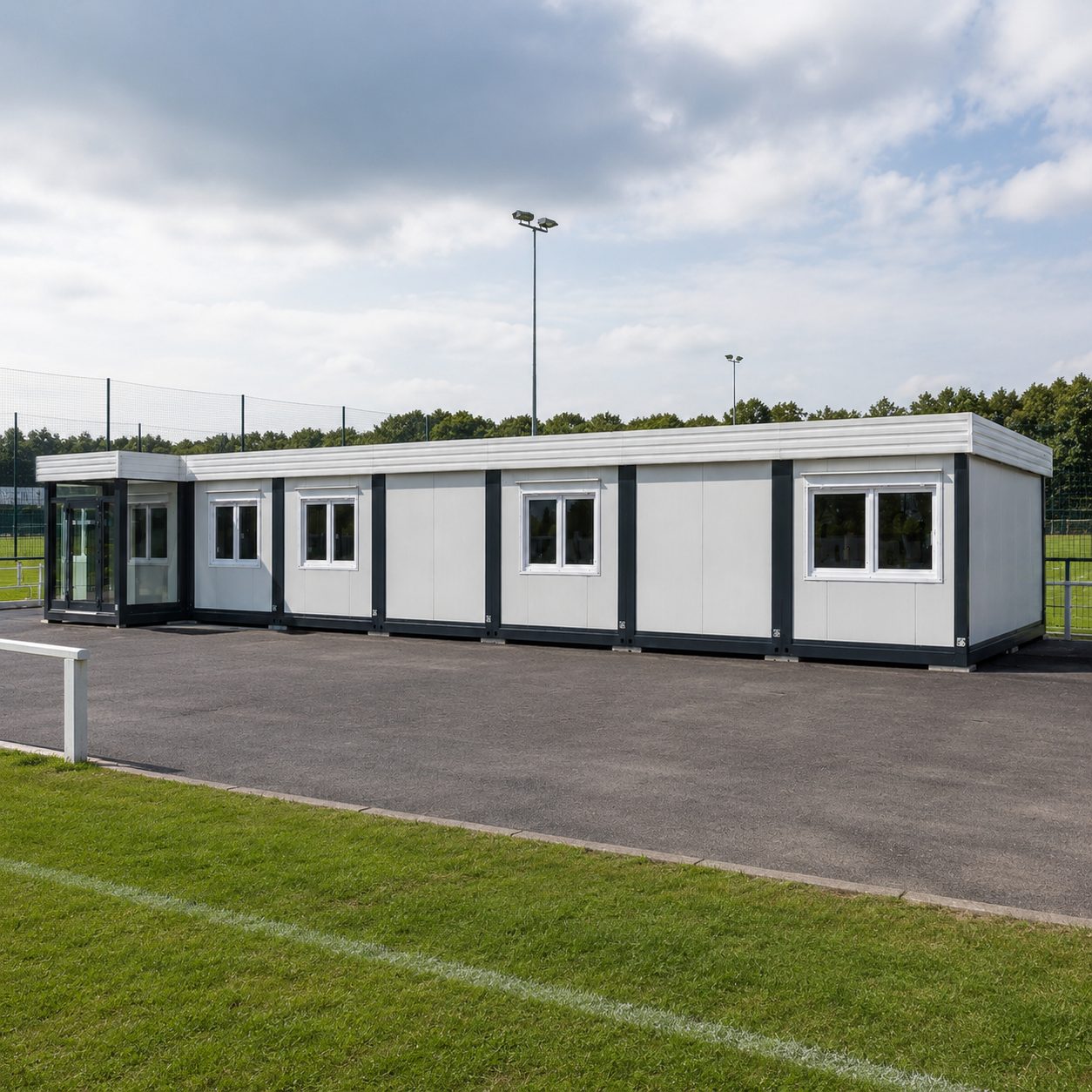ISO Frame modular buildings configured for commercial hospitality and portable cabin use