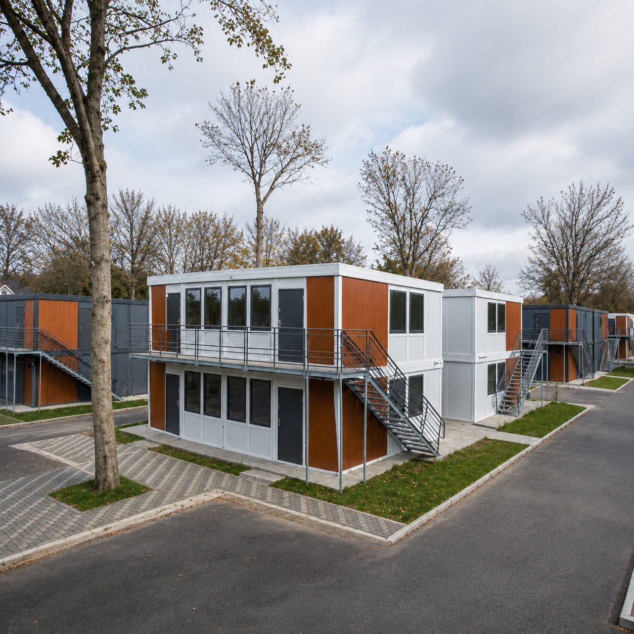 ISO Frame modular building exterior for hospitality commercial and leisure use