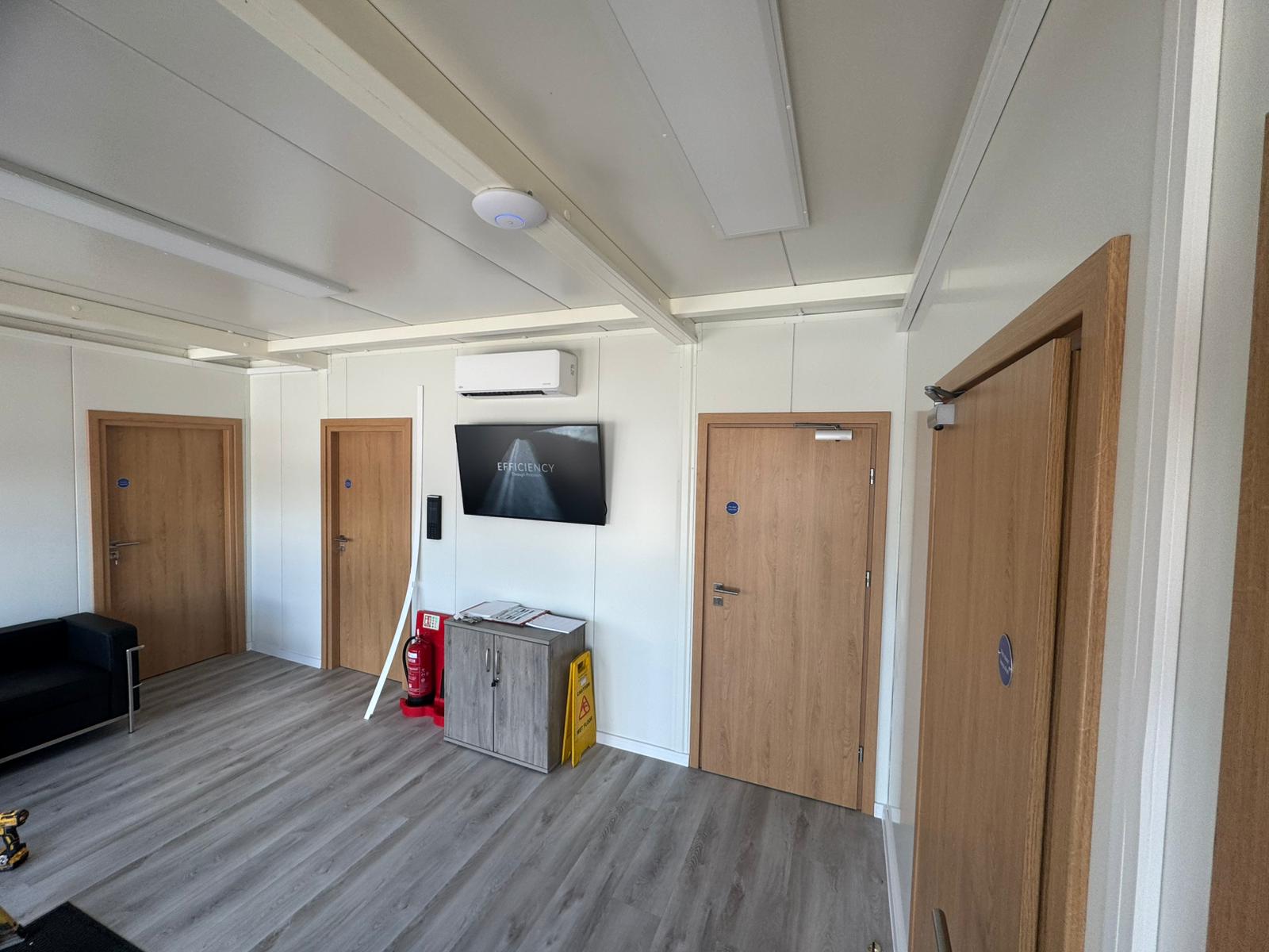 Commercial modular building project for roofing manufacturer in Staffordshire